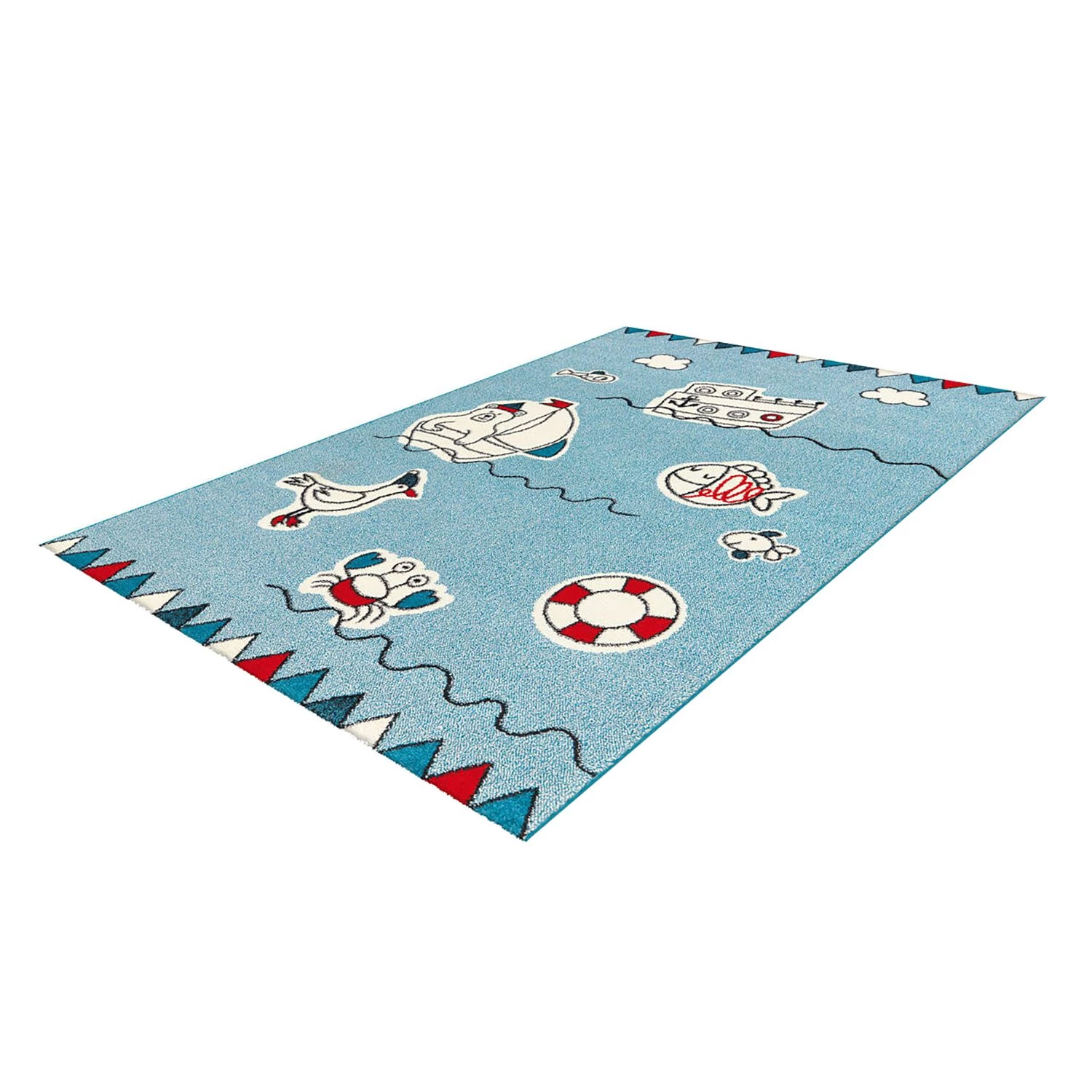Arte Espina Tapis enfant Move Sea - Fibres synthétiques - Bleu clair - 133 x 190 cm 5 Arte Espina Tapis enfant Move Sea - Fibres synthétiques - Bleu clair - 133 x 190 cm – Image 3