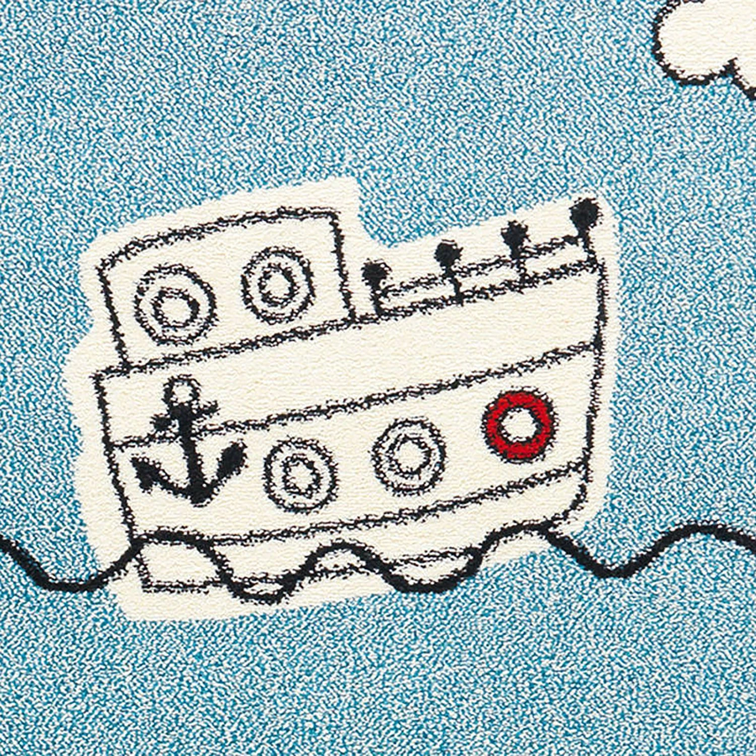 Arte Espina Tapis enfant Move Sea - Fibres synthétiques - Bleu clair - 133 x 190 cm 6 Arte Espina Tapis enfant Move Sea - Fibres synthétiques - Bleu clair - 133 x 190 cm – Image 4