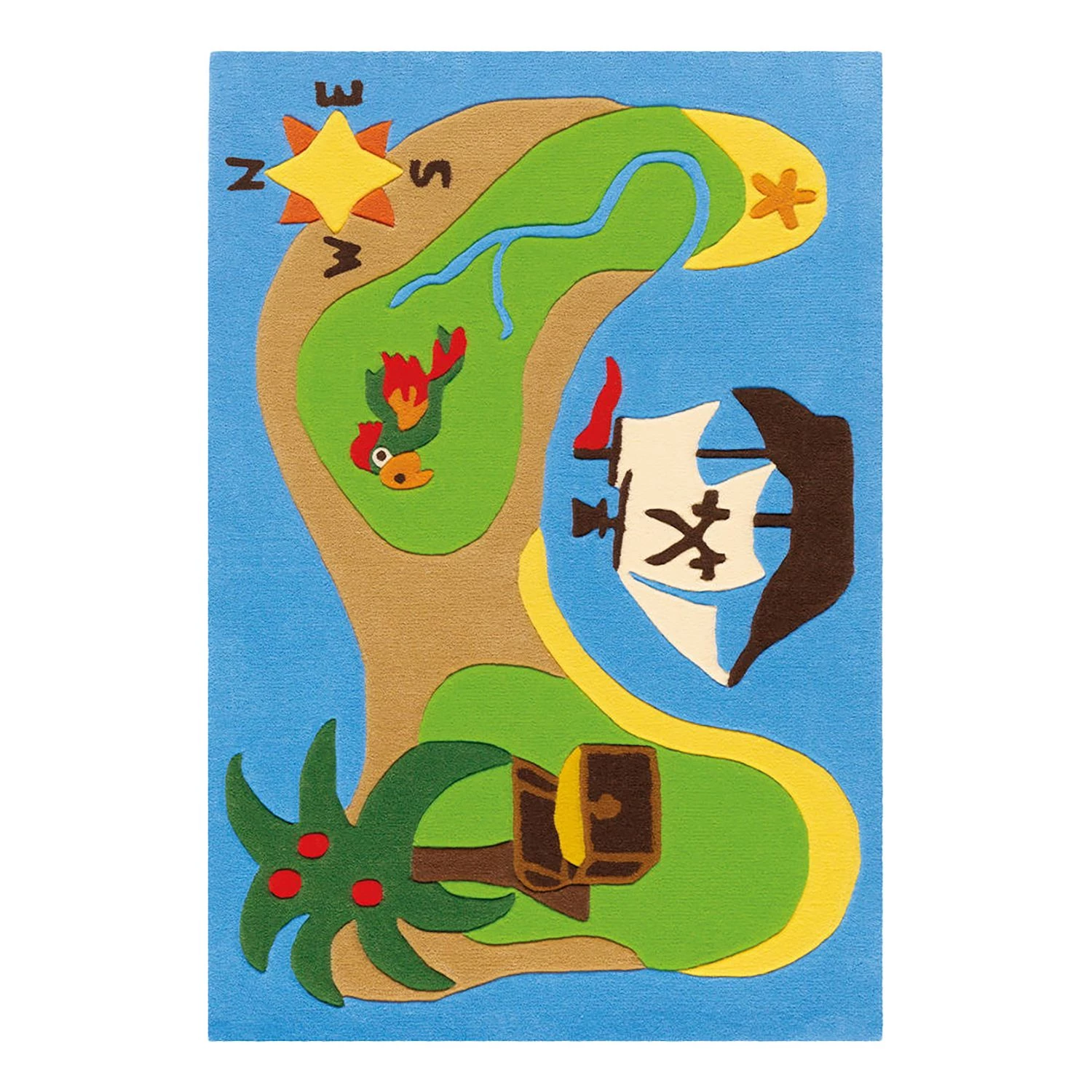 Arte Espina Tapis enfant Joy Island - Fibres synthétiques - Multicolore 3 Arte Espina Tapis enfant Joy Island - Fibres synthétiques - Multicolore