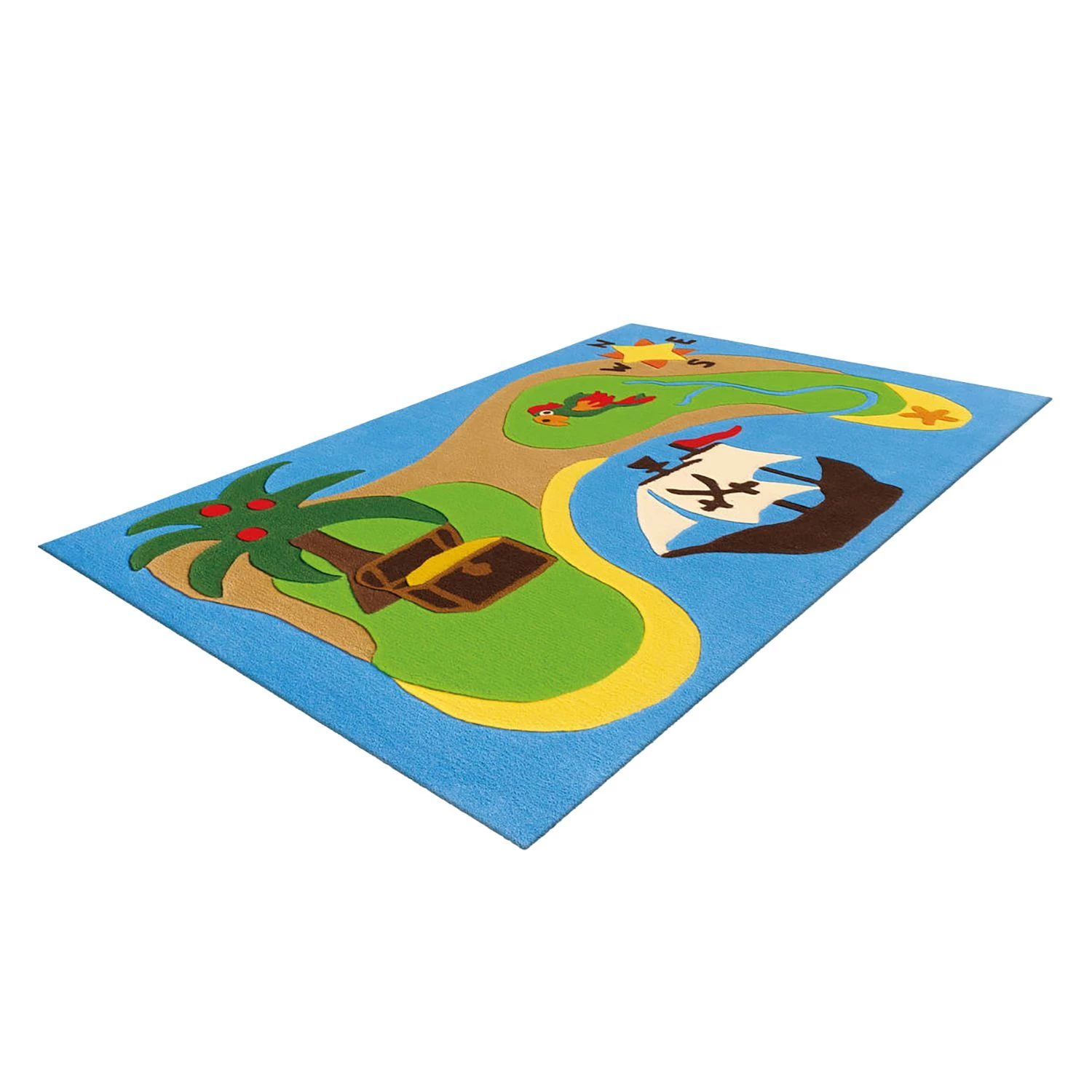 Arte Espina Tapis enfant Joy Island - Fibres synthétiques - Multicolore 5 Arte Espina Tapis enfant Joy Island - Fibres synthétiques - Multicolore – Image 3