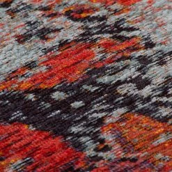 Arte Espina Tapis Blaze Fire - Tissu mélangé - Gris / Rouge - 75 x 150 cm -Tapis Soldes Boutique 1000158511 190214 06204200771 GALLERYIMAGES P000000001000158511