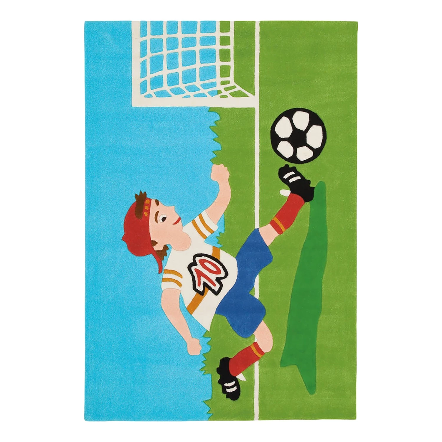 Arte Espina Tapis enfant Joy Soccer - Fibres synthétiques - Multicolore 3 Arte Espina Tapis enfant Joy Soccer - Fibres synthétiques - Multicolore