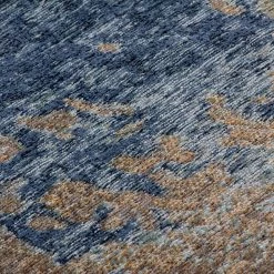 Arte Espina Tapis Blaze I - Tissu mélangé - Bleu / Marron - 155 x 230 cm -Tapis Soldes Boutique 1000158562 190214 06205900961 GALLERYIMAGES P000000001000158562