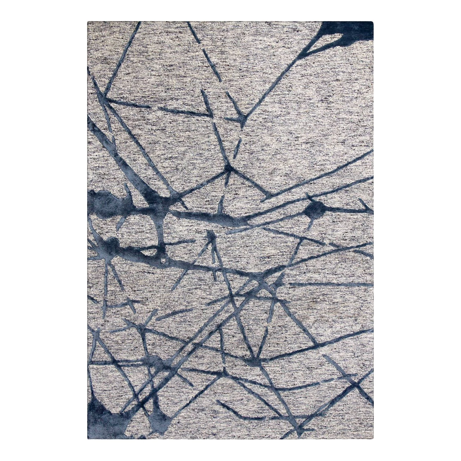 Arte Espina Tapis Damast Frozen - Tissu mélangé - Gris / Bleu - 80 x 150 cm 3 Arte Espina Tapis Damast Frozen - Tissu mélangé - Gris / Bleu - 80 x 150 cm