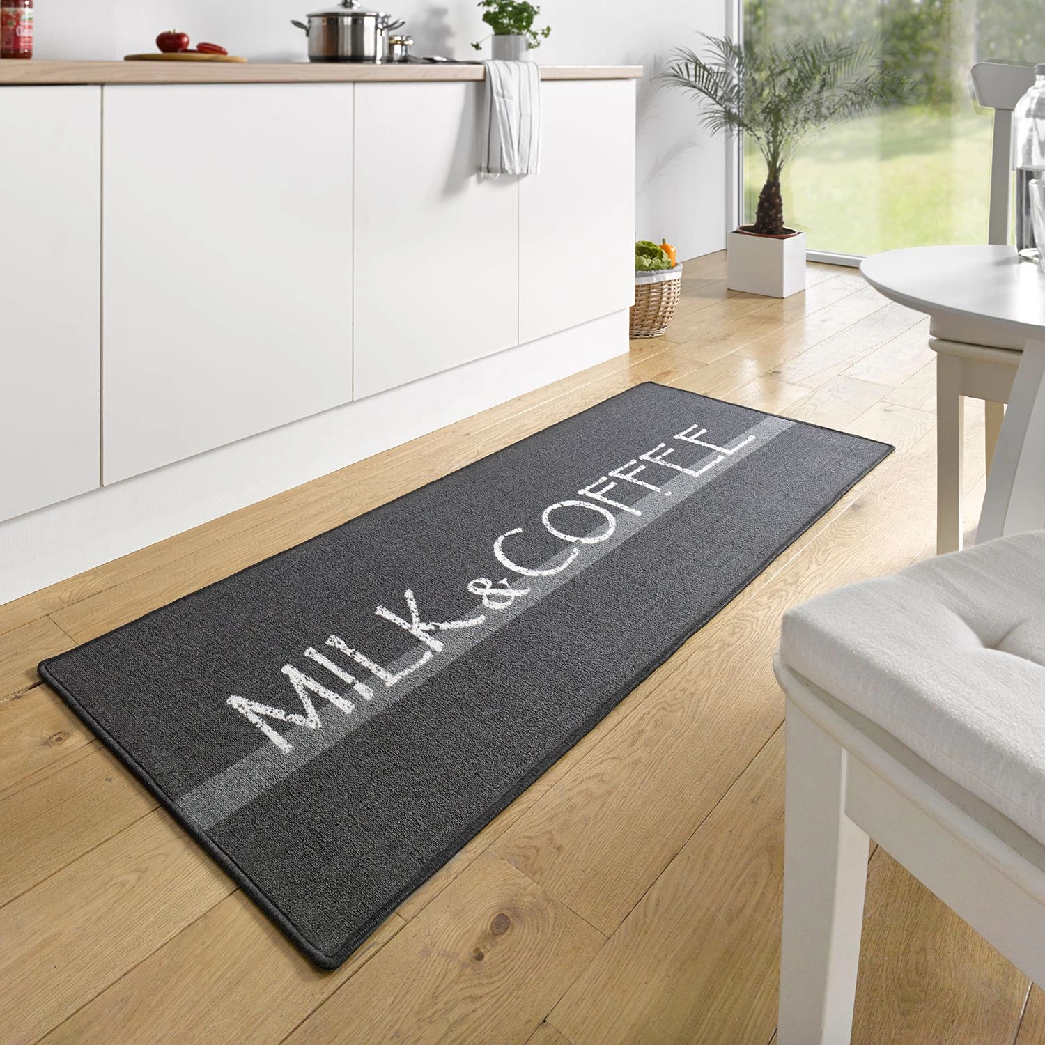 Hanse Home Tapis de couloir Milk & Coffee - Tissu - Poivre 4 Hanse Home Tapis de couloir Milk & Coffee - Tissu - Poivre – Image 2
