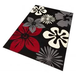 Hanse Home Tapis Flora - Tissu - Noir - 120 x 170 cm -Tapis Soldes Boutique 1000159243 190306 06332800035 GALLERYIMAGES P000000001000159243