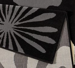 Hanse Home Tapis Flora - Tissu - Noir - 120 x 170 cm -Tapis Soldes Boutique 1000159243 190306 06332800036 GALLERYIMAGES P000000001000159243