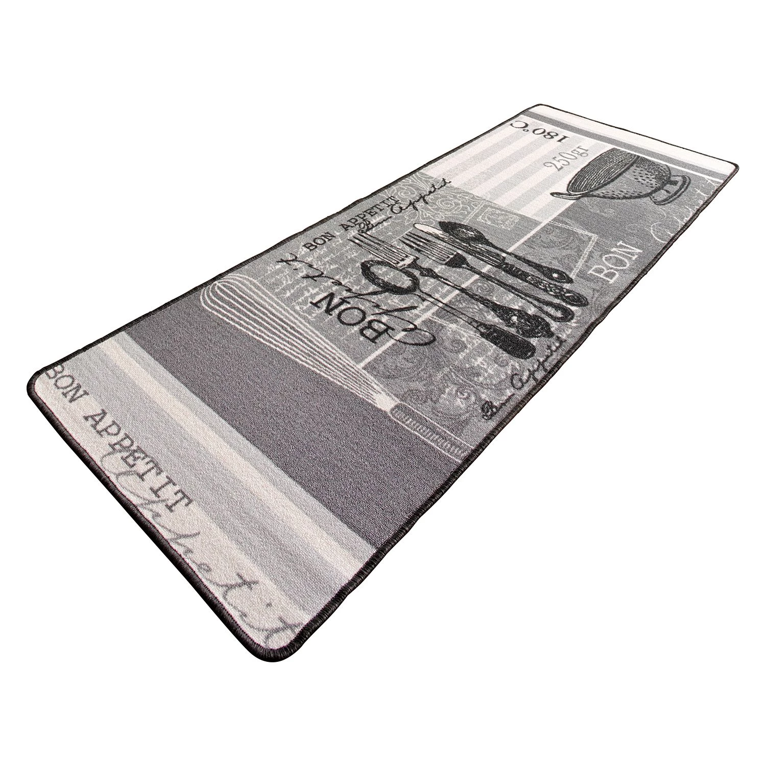 Hanse Home Tapis de couloir Bon Appétit - Tissu - Tourbe 5 Hanse Home Tapis de couloir Bon Appétit - Tissu - Tourbe – Image 3