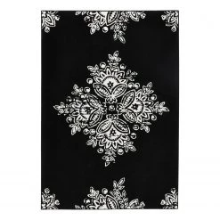 Hanse Home Tapis Blossom - Tissu - Noir - 160 x 230 cm