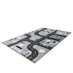 Kayoom Tapis enfant Australia Marree - Fibres synthétiques - Gris / Anthracite - 120 x 170 cm -Tapis Soldes Boutique 1000160702 190301 13363200571 GALLERYIMAGES P000000001000160702