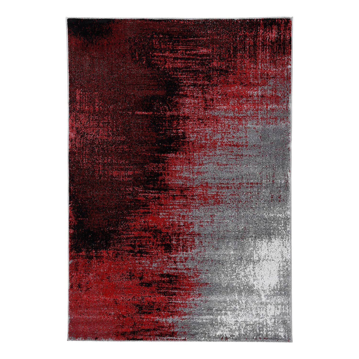 Gino Falcone Tapis Monia I - Fibres synthétiques - Rouge / Gris - 160 x 235 cm 3 Gino Falcone Tapis Monia I - Fibres synthétiques - Rouge / Gris - 160 x 235 cm