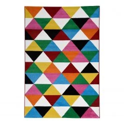 Gino Falcone Tapis Monia Trio - Fibres synthétiques - Multicolore - 80 x 150 cm
