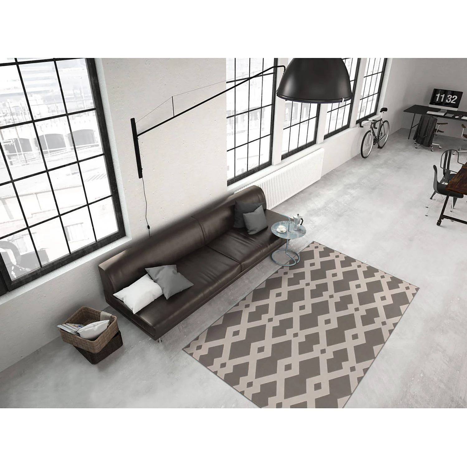 Kayoom Tapis Now! 100 - Taupe - 200 x 290 cm 4 Kayoom Tapis Now! 100 - Taupe - 200 x 290 cm – Image 2