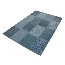 Kayoom Tapis Lyrical 210 - Bleu - 80 x 150 cm -Tapis Soldes Boutique 1000165062 190315 15593901149 GALLERYIMAGES P000000001000165062