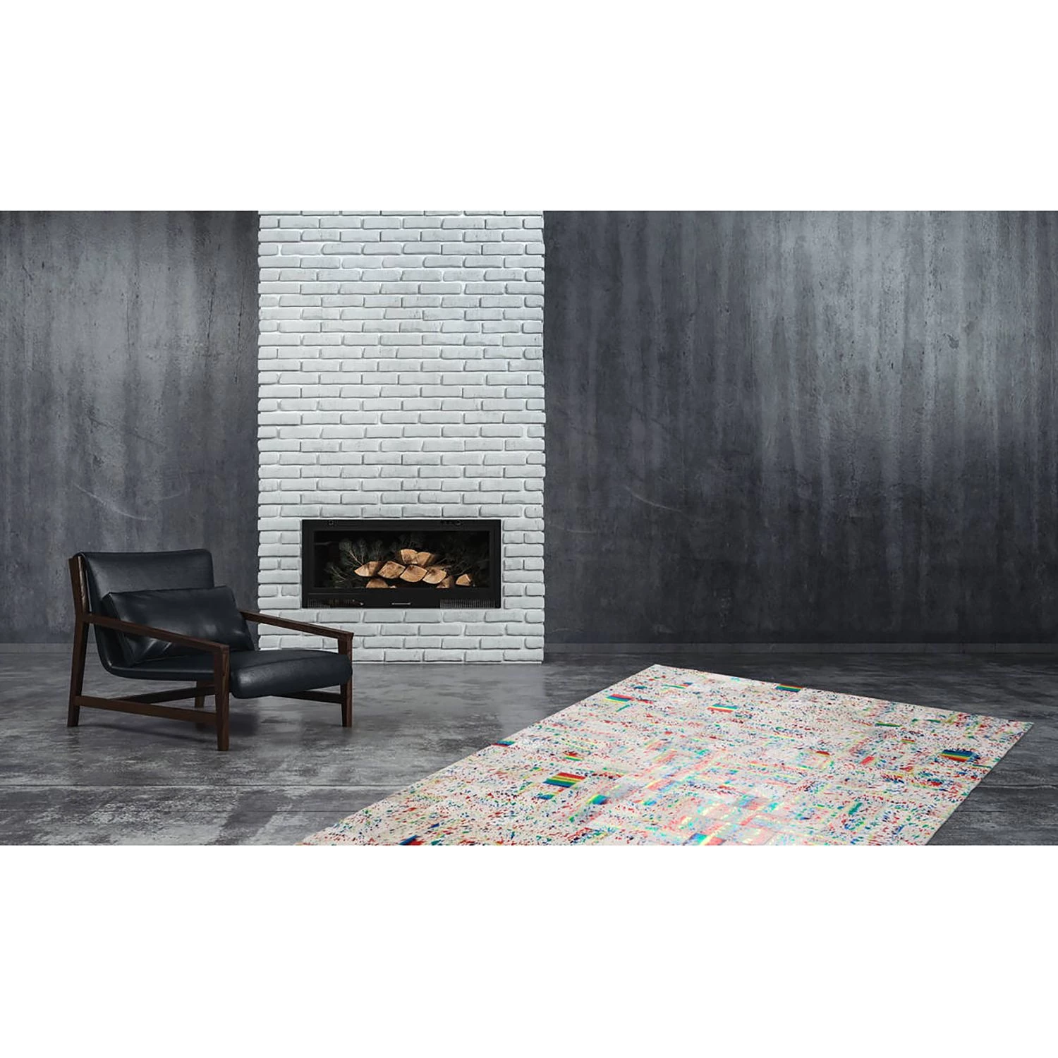 Kayoom Tapis en peau Rocket 310 - 120 x 170 cm 4 Kayoom Tapis en peau Rocket 310 - 120 x 170 cm – Image 2