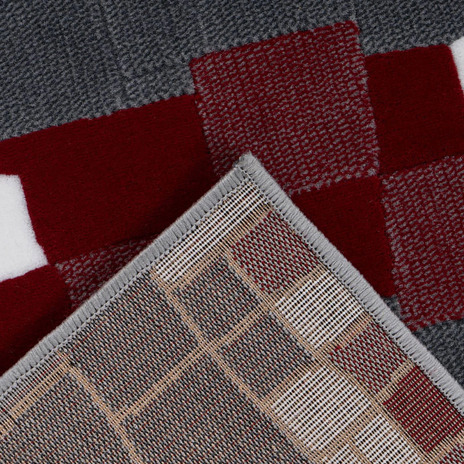 Kayoom Tapis Vancouver 210 - Rouge Bordeaux - 80 x 150 cm 6 Kayoom Tapis Vancouver 210 - Rouge Bordeaux - 80 x 150 cm – Image 4