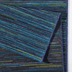 Northrugs Tapis de couloir Lotus - Fibres synthétiques - Bleu -Tapis Soldes Boutique 1000166925 190412 14555200013 GALLERYIMAGES P000000001000166925