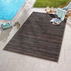 Northrugs Tapis intérieur / extérieur Lotus - Fibres synthétiques - Marron foncé - 200 x 290 cm -Tapis Soldes Boutique 1000166946 190412 14561800102 MOOD GALLERYIMAGES P000000001000166946 mood