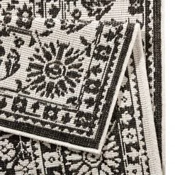 Northrugs Tapis intérieur / extérieur Curacao - Fibres synthétiques - Noir - 120 x 170 cm -Tapis Soldes Boutique 1000166984 190412 14570200274 GALLERYIMAGES P000000001000166984