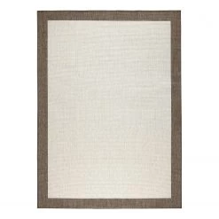 Northrugs Tapis intérieur / extérieur Panama - Fibres synthétiques - Marron - 80 x 150 cm