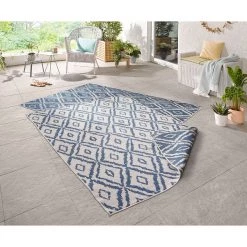 Northrugs Tapis intérieur / extérieur Rio - Fibres synthétiques - Bleu jean - 200 x 290 cm -Tapis Soldes Boutique 1000167059 190412 14593700681 MOOD GALLERYIMAGES P000000001000167059 mood