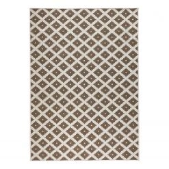 Northrugs Tapis intérieur / extérieur Nizza - Fibres synthétiques - Marron - 200 x 290 cm