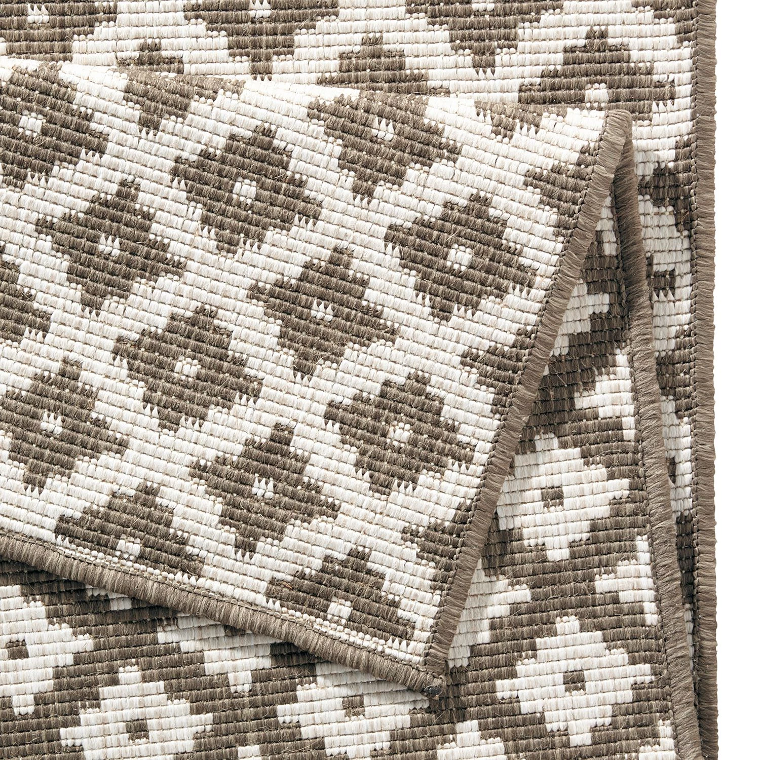 Northrugs Tapis intérieur / extérieur Nizza - Fibres synthétiques - Marron - 200 x 290 cm 8 Northrugs Tapis intérieur / extérieur Nizza - Fibres synthétiques - Marron - 200 x 290 cm – Image 6