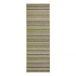 Northrugs Tapis de couloir Bamboo - Fibres synthétiques - Citron vert
