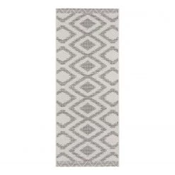 Northrugs Tapis de couloir Isle - Fibres synthétiques - Gris lumineux