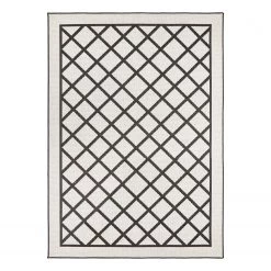 Northrugs Tapis intérieur / extérieur Sydney - Fibres synthétiques - Noir - 160 x 230 cm