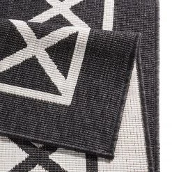 Northrugs Tapis intérieur / extérieur Sydney - Fibres synthétiques - Noir - 160 x 230 cm -Tapis Soldes Boutique 1000167170 190412 15020001201 GALLERYIMAGES P000000001000167170