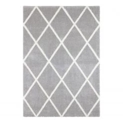 ELLE DECORATION Tapis Lunel - Gris lumineux - 160 x 230 cm