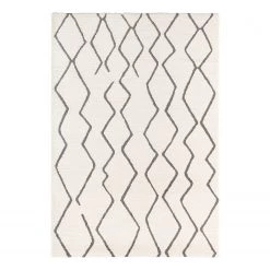 ELLE DECORATION Tapis Vienne - Blanc ivoire - 160 x 230 cm