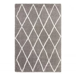 ELLE DECORATION Tapis épais Abbeville - Gris - 200 x 290 cm