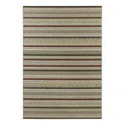 ELLE DECORATION Tapis intérieur / extérieur Rodez - Vert olive - 80 x 150 cm
