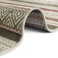 ELLE DECORATION Tapis intérieur / extérieur Rodez - Vert olive - 80 x 150 cm -Tapis Soldes Boutique 1000168320 190409 10165602767 GALLERYIMAGES P000000001000168320