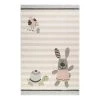 Sigikid Tapis enfant Happy Friends - Tissu - Abricot pastel - 133 x 200 cm -Tapis Soldes Boutique 1000171033 190411 15540700016 IMAGE P000000001000171033