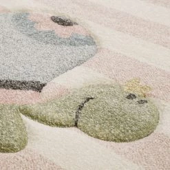 Sigikid Tapis enfant Happy Friends - Tissu - Abricot pastel - 133 x 200 cm -Tapis Soldes Boutique 1000171033 190411 15540700018 GALLERYIMAGES P000000001000171033