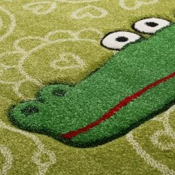 Sigikid Tapis enfant Crocodile - Tissu - Vert - 160 x 225 cm -Tapis Soldes Boutique 1000171044 190411 15541300095 GALLERYIMAGES P000000001000171044