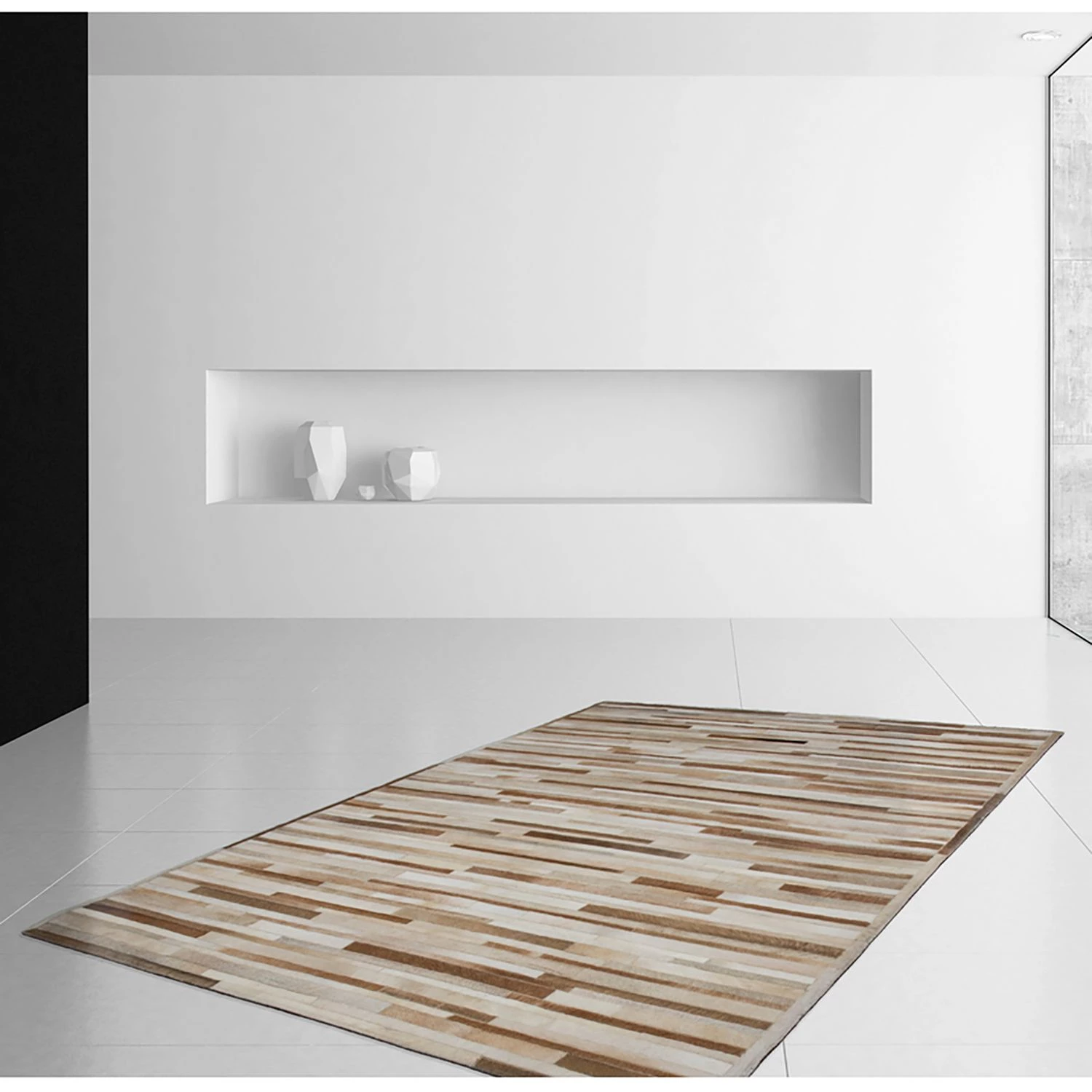 Kayoom Tapis en peau Lavish 110 - Cuir véritable - Crème - 230 x 160 cm 4 Kayoom Tapis en peau Lavish 110 - Cuir véritable - Crème - 230 x 160 cm – Image 2