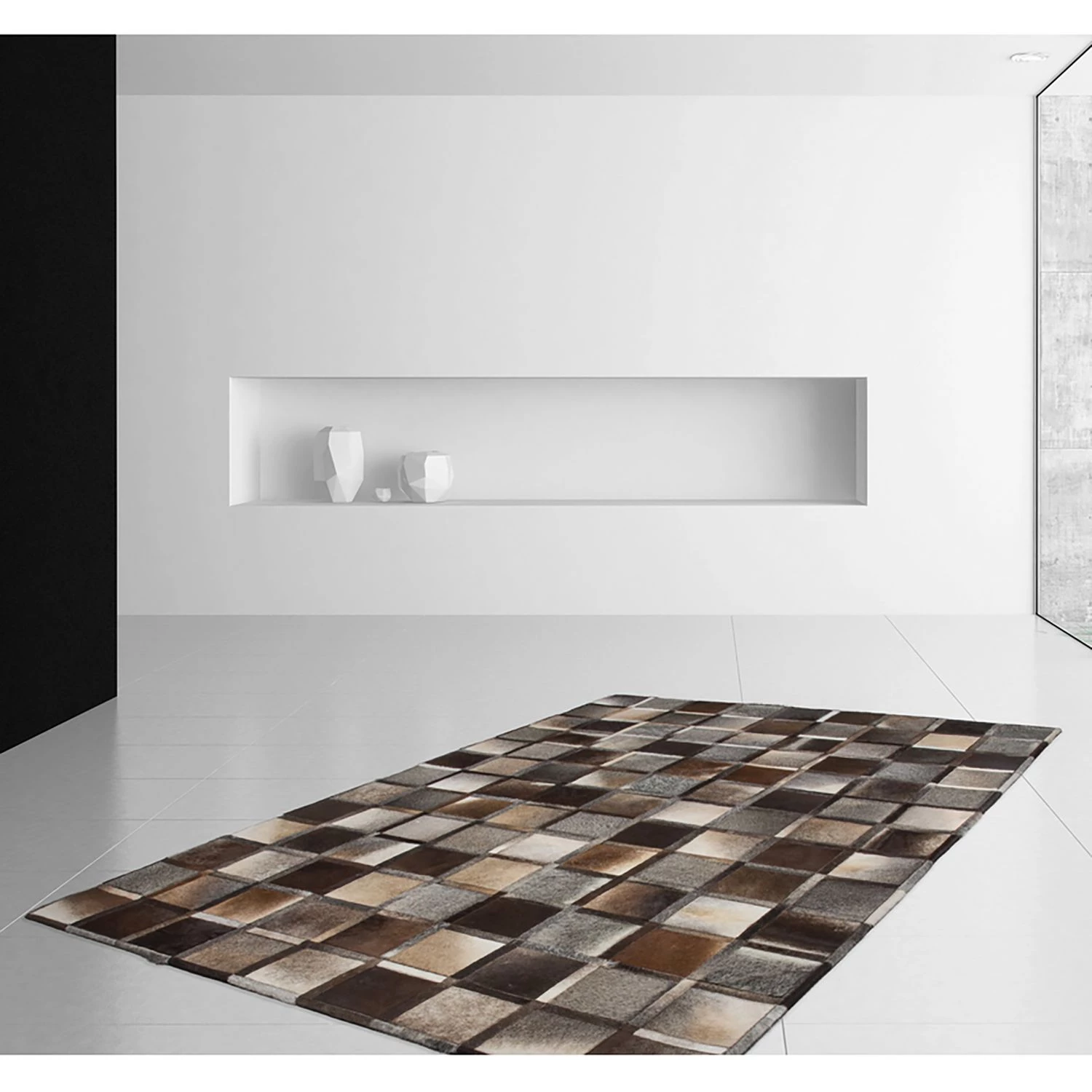 Kayoom Tapis en peau Lavish 410 - Cuir véritable - 230 x 160 cm 4 Kayoom Tapis en peau Lavish 410 - Cuir véritable - 230 x 160 cm – Image 2