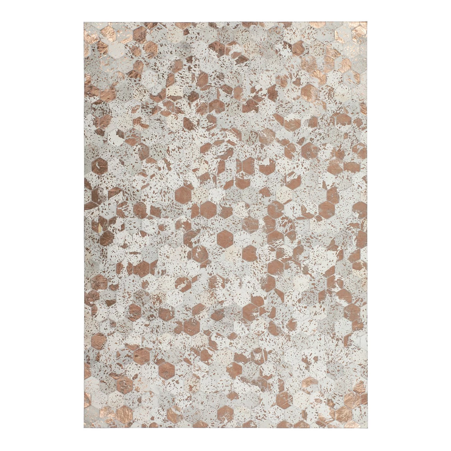 Kayoom Tapis en peau Spark 210 - Cuir véritable - Cuivre - 150 x 80 cm 3 Kayoom Tapis en peau Spark 210 - Cuir véritable - Cuivre - 150 x 80 cm