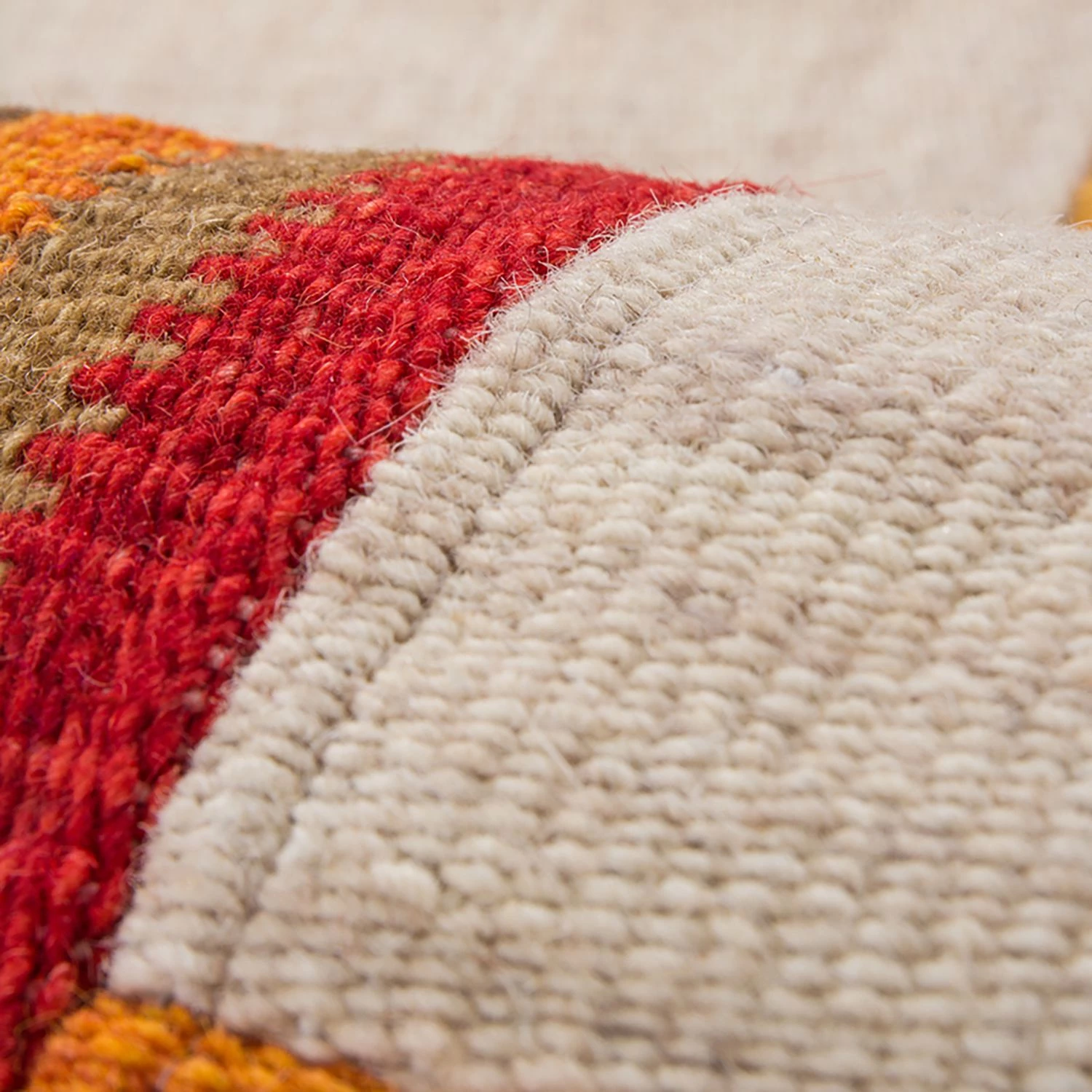 Kayoom Tapis Radical 210 - Laine - Terre cuite / Multicolore - 150 x 80 cm 6 Kayoom Tapis Radical 210 - Laine - Terre cuite / Multicolore - 150 x 80 cm – Image 4