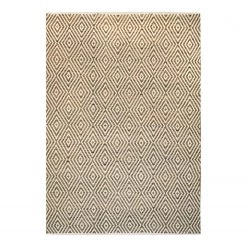 Kayoom Tapis en laine Aperitif 310 - Coton - Beige - 170 x 120 cm