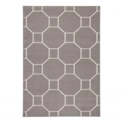 Kayoom Tapis Lina 100 - Tissu - Taupe - 290 x 200 cm