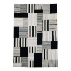 Kayoom Tapis Radical 325 - Laine - Gris / Multicolore - 150 x 80 cm