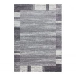 Kayoom Tapis Falkland - Darwin - Tissu - Argenté - 290 x 200 cm