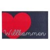 Zala Living Paillasson Welcome heart - Tissu -Tapis Soldes Boutique 1000172312 190507 14312300050 IMAGE P000000001000172312