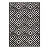 Zala Living Tapis Art - Tissu - Noir / Blanc - 160 x 230 cm -Tapis Soldes Boutique 1000172326 190507 14313100113 IMAGE P000000001000172326