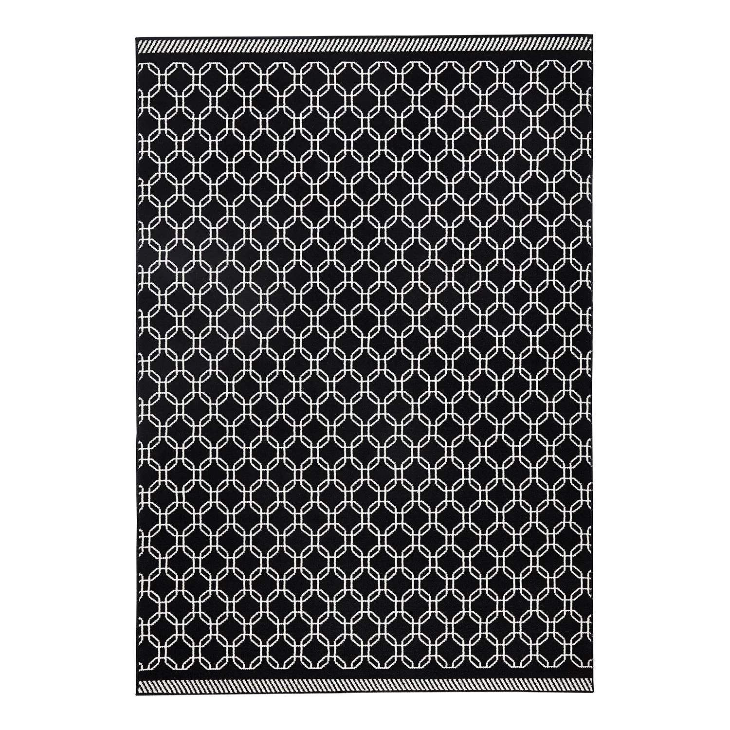 Zala Living Tapis Chain - Tissu - Noir / Blanc - 200 x 290 cm 3 Zala Living Tapis Chain - Tissu - Noir / Blanc - 200 x 290 cm